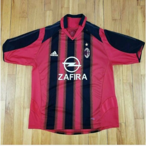 AC Milan Adidas Soccer Jersey ZAFIRA - Picture 1 of 5